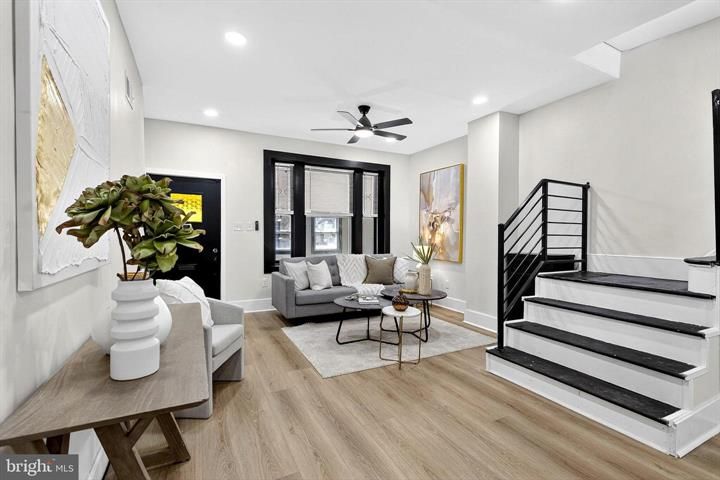 51st Street: living room, finished
